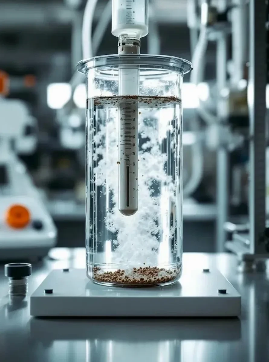 Analyse granulométrique (tamisage + hydromètre) à Niort : distribution des particules pour vos projets